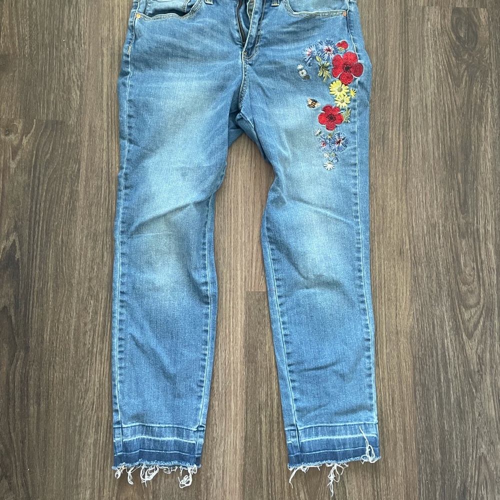 Embroidered Jeans